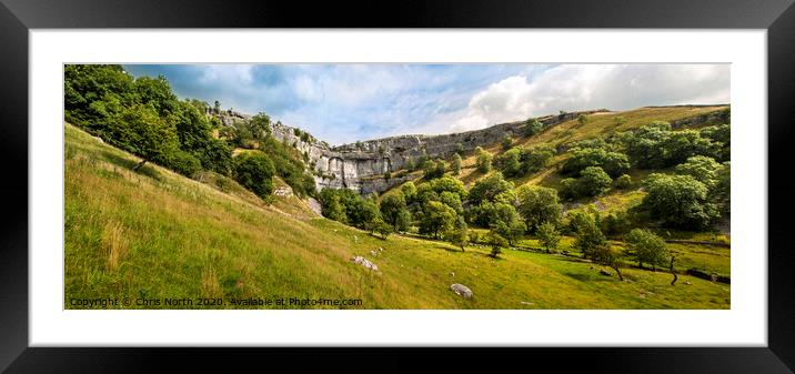 Malham Cove Framed Mounted Print by Chris North