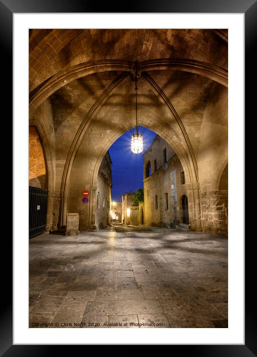 Avenue of the Knights  Framed Mounted Print by Chris North