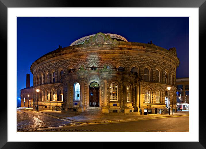 The Leeds Corn Exchange  Framed Mounted Print by Chris North