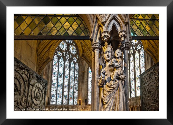 The entrance to the Chapter House Framed Mounted Print by Chris North