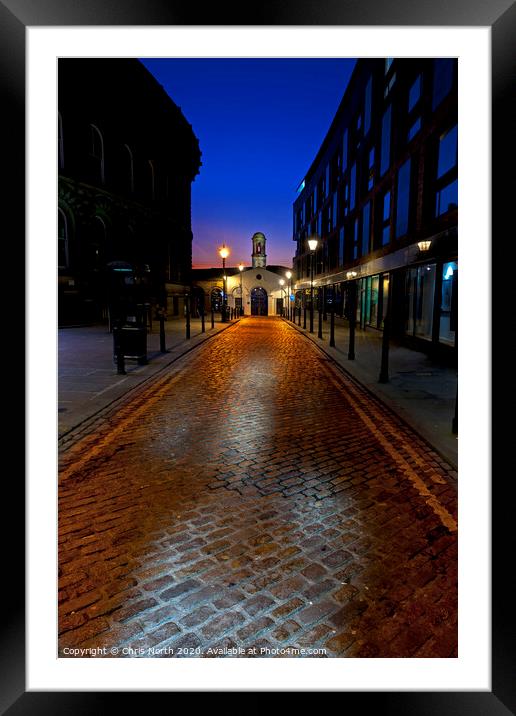 Cloth Hall Street, Leeds. Framed Mounted Print by Chris North