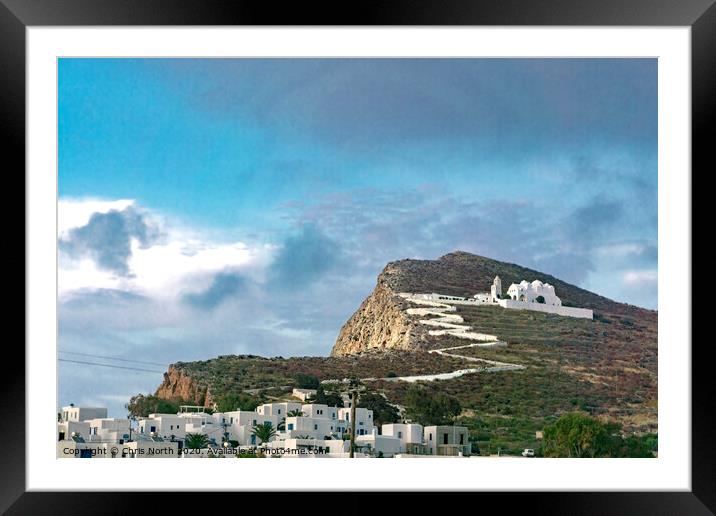 Church of Panagia. Framed Mounted Print by Chris North