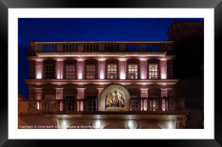 The Theatre Royal in Bath Framed Mounted Print by Chris North