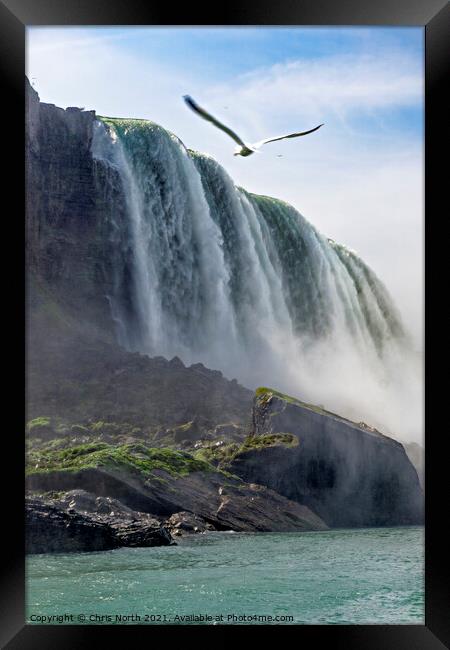 Niagara Falls, Ontario Canada. Framed Print by Chris North