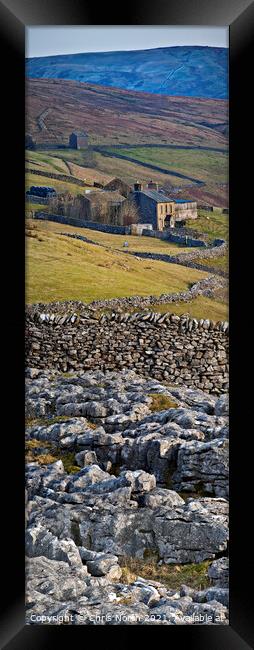 Fawcett Moor. Horton in Ribblesdale North Yorkshire. Framed Print by Chris North