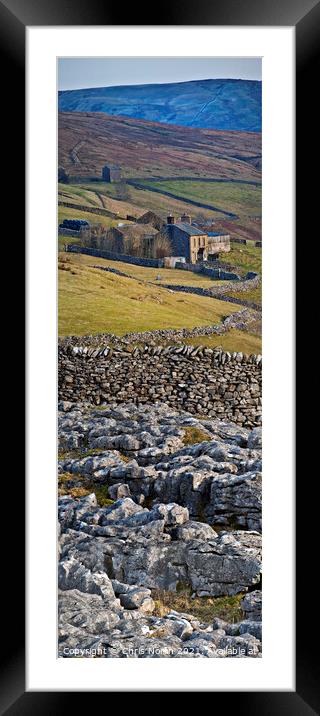Fawcett Moor. Horton in Ribblesdale North Yorkshire. Framed Mounted Print by Chris North
