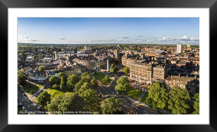 Harrogate's Town.  Framed Mounted Print by Chris North