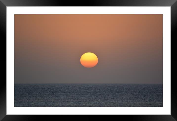 Tropical Sunrise Framed Mounted Print by Brian Polkinghorne