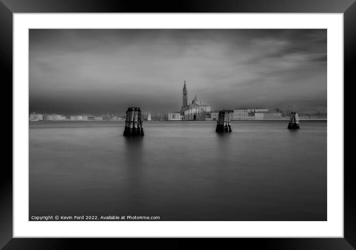 San Giorgio, Venice Framed Mounted Print by Kevin Ford