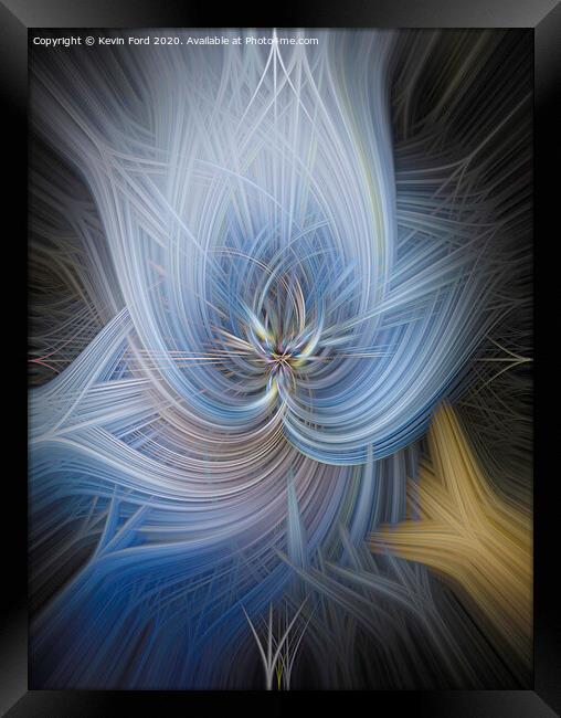 Orchid Abstract Framed Print by Kevin Ford