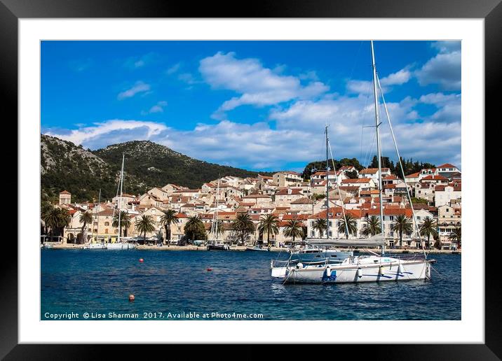 Hvar Island Coastline Croatia Framed Mounted Print by  