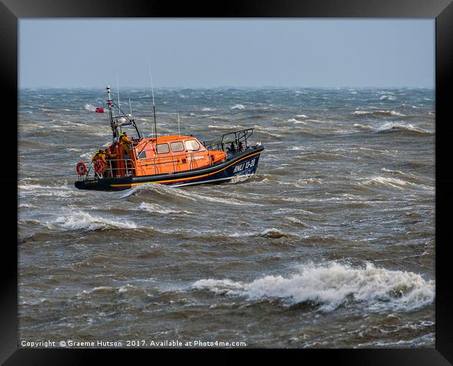 Lifeboat Framed Print by Graeme Hutson