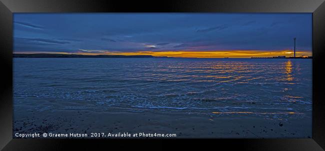 Weymouth Bay Sunrise Framed Print by Graeme Hutson