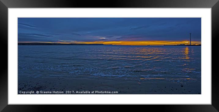 Weymouth Bay Sunrise Framed Mounted Print by Graeme Hutson