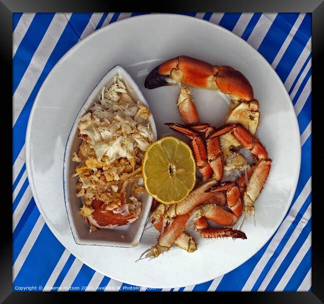 Dressed crab Framed Print by Graeme Hutson