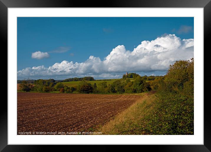 Folly landscape Framed Mounted Print by Graeme Hutson