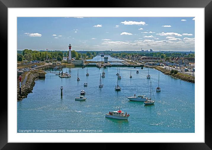 Caan Canal Framed Mounted Print by Graeme Hutson