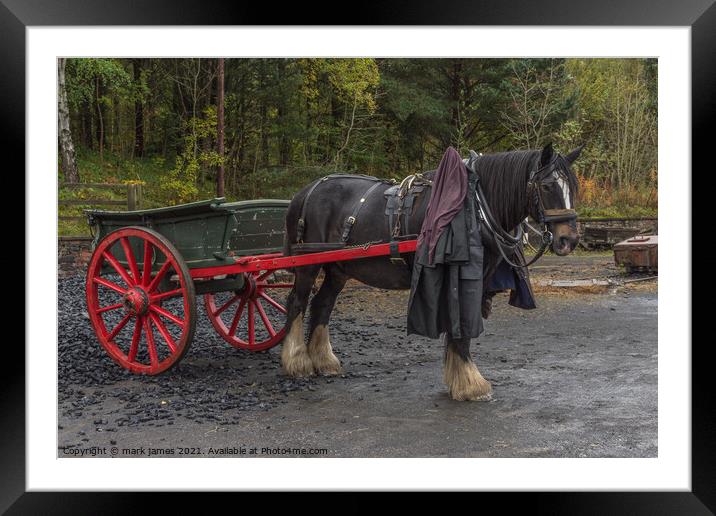 The Coalman's Cart Framed Mounted Print by mark james