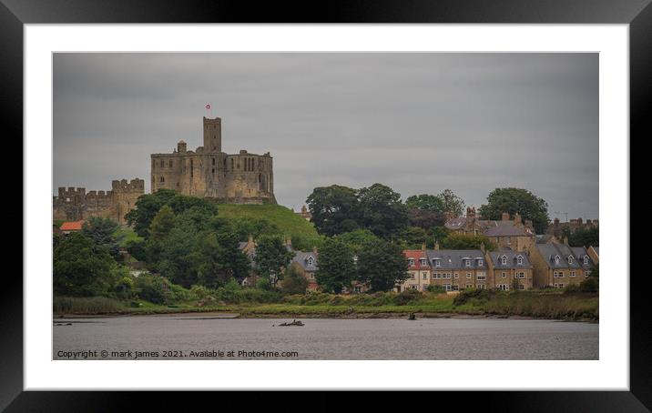 Castle on The Hill Framed Mounted Print by mark james