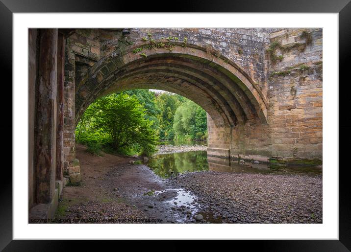 Under the bridge Framed Mounted Print by mark james