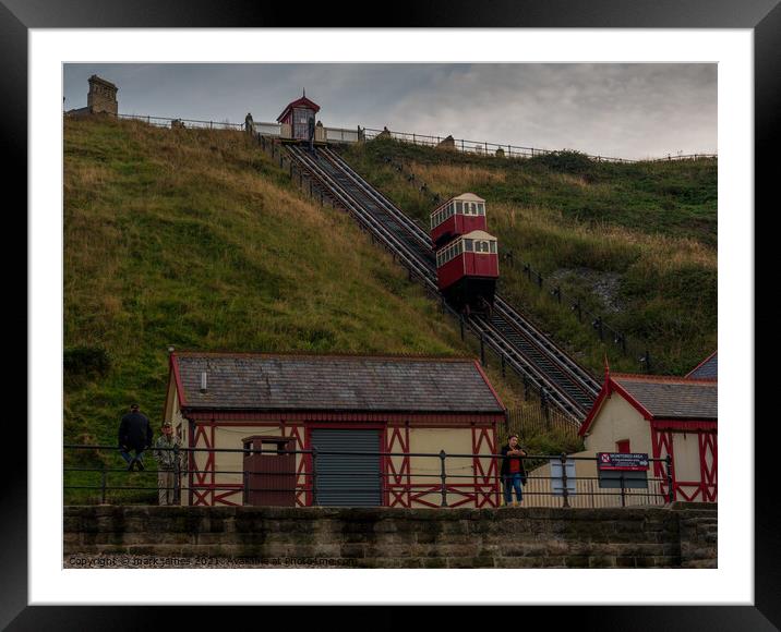 The Saltburn Cliff Lift Framed Mounted Print by mark james
