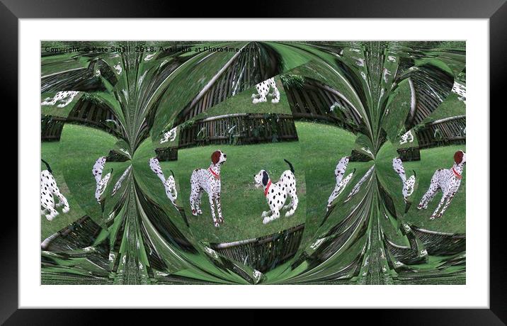 Puppy Love Framed Mounted Print by Kate Small