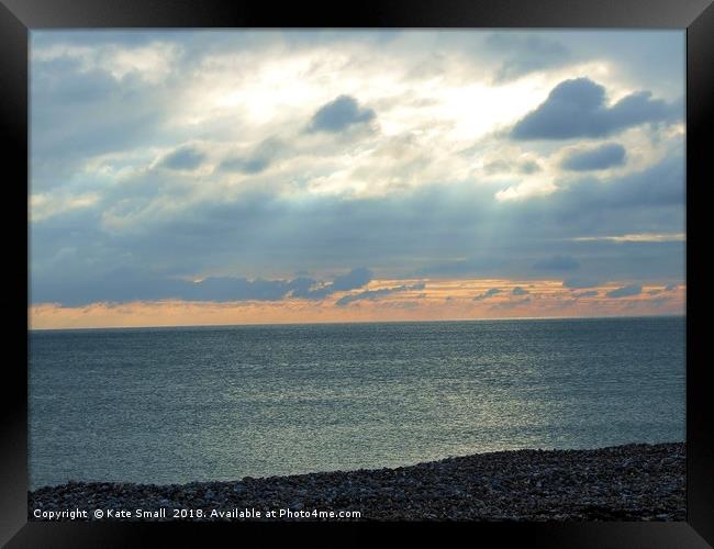 From Sea to Sky Framed Print by Kate Small