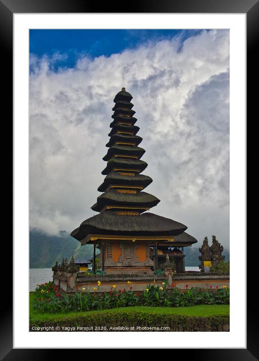 Temple of Bali Framed Mounted Print by Yagya Parajuli