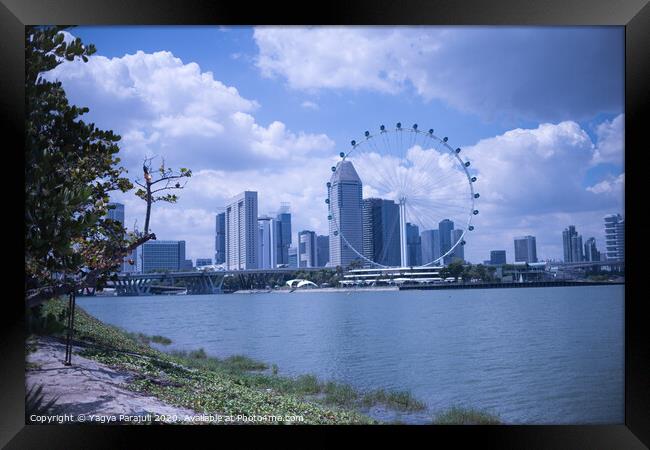 Cityscape of Singapore Framed Print by Yagya Parajuli