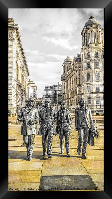 The Famous Four Framed Print by Antony Atkinson