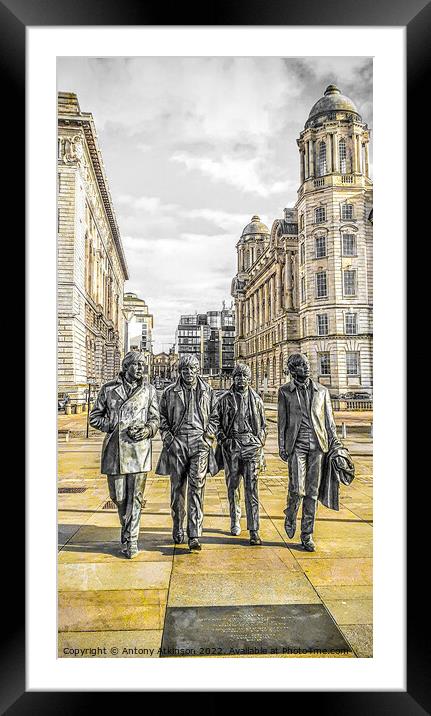 The Famous Four Framed Mounted Print by Antony Atkinson