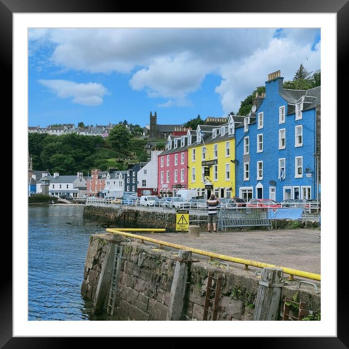 Tobermory on the Isle of Mull. Framed Mounted Print by Antony Atkinson