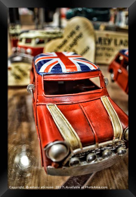 Little Red Mini Framed Print by Antony Atkinson