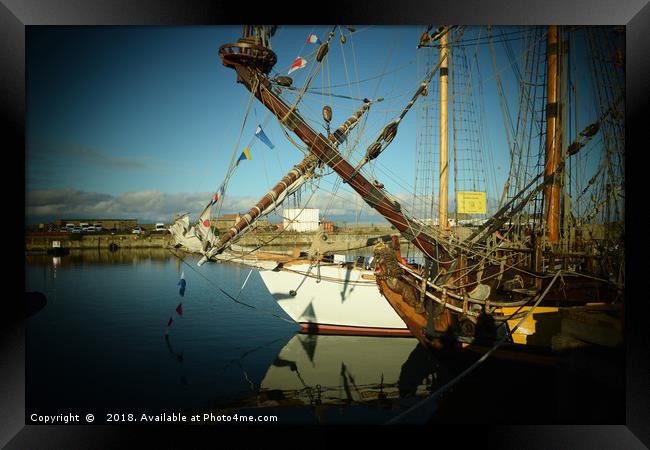 Sunderland Tall Ships Race 2018 Framed Print by Antony Atkinson