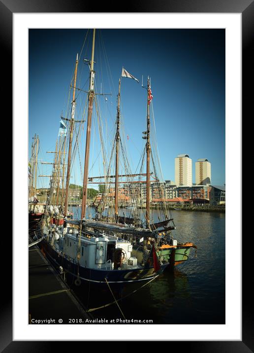 Sunderland Tall Ships Race 2018 Framed Mounted Print by Antony Atkinson