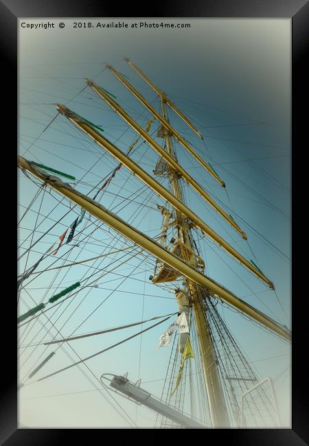 North East Tall Ships Race Framed Print by Antony Atkinson