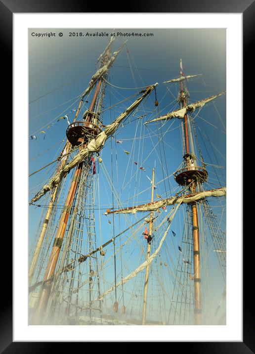 North East Tall Ships Race Framed Mounted Print by Antony Atkinson
