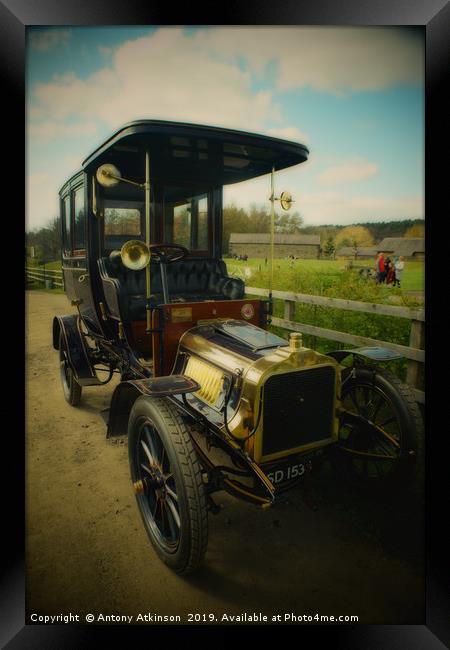 Vintage Classic Model Talbot Car Framed Print by Antony Atkinson