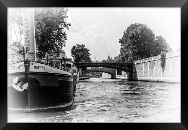 River Seine in Paris Framed Print by Antony Atkinson