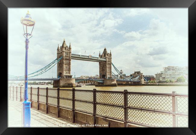 London Tower Bridge Framed Print by Antony Atkinson