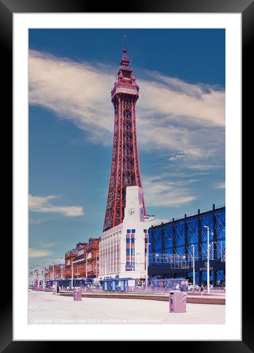 Blackpool Tower's Timeless Grandeur Framed Mounted Print by Steven Dale