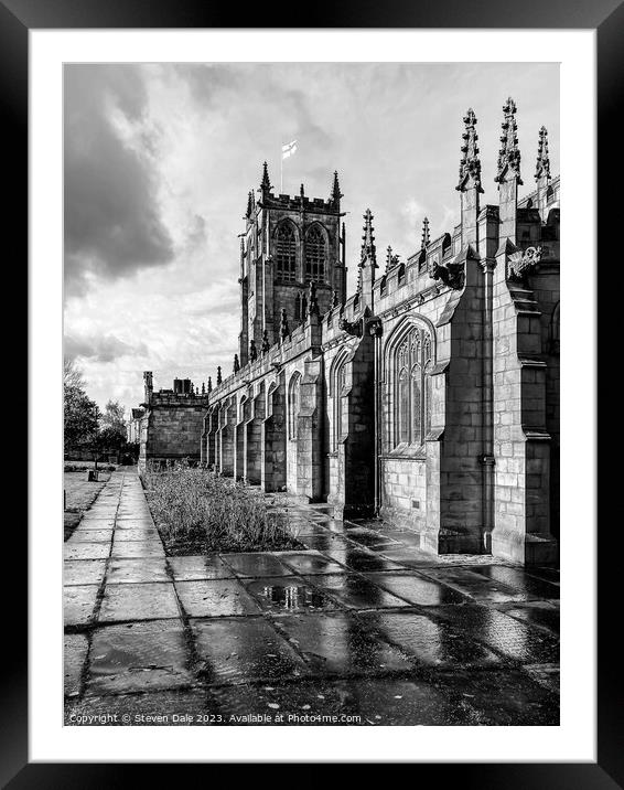 St Chad's Church Framed Mounted Print by Steven Dale