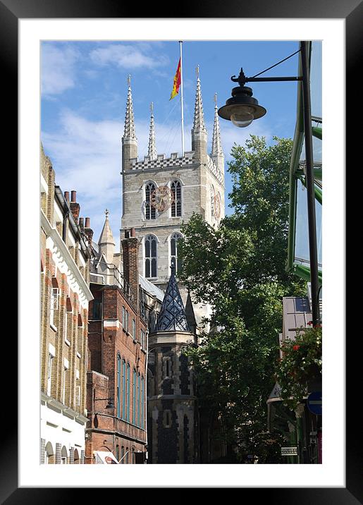 Southwark Cathedral: A Tapestry of Time Framed Mounted Print by Steven Dale