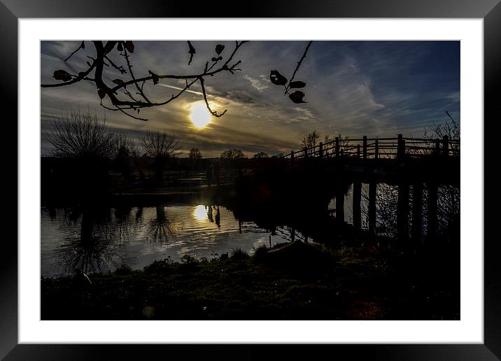 Refection, Flatford Mill Framed Mounted Print by Steven Dale