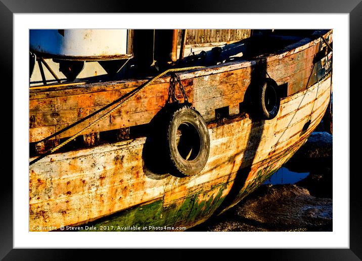 Neglected old beauty Framed Mounted Print by Steven Dale