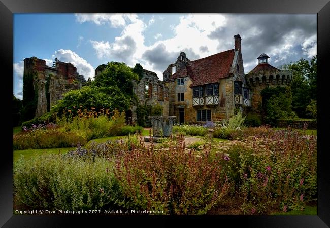 Scotney Castle Kent  Framed Print by Dean Photography