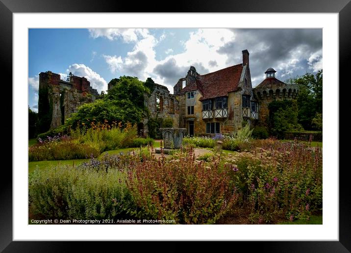 Scotney Castle Kent  Framed Mounted Print by Dean Photography