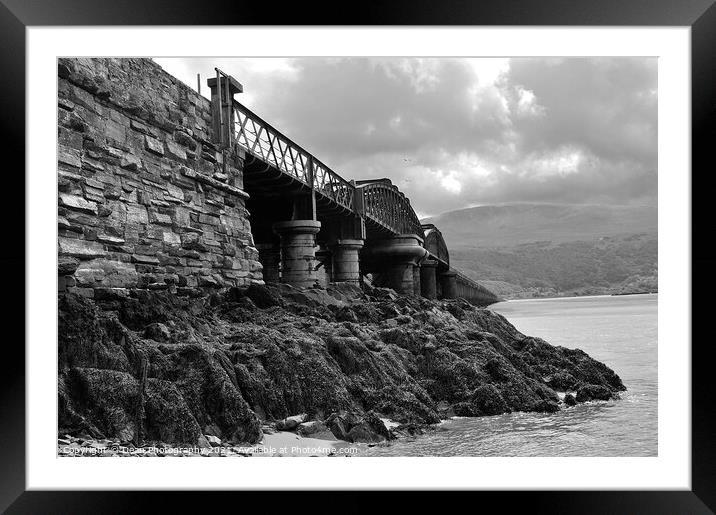 Barmouth Bridge  Framed Mounted Print by Dean Photography
