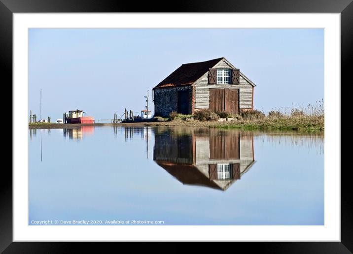 Thornham coal barn Framed Mounted Print by Dave Bradley