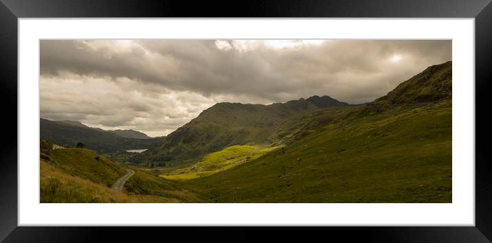 Welsh Landscape beauty Framed Mounted Print by Wael Attia